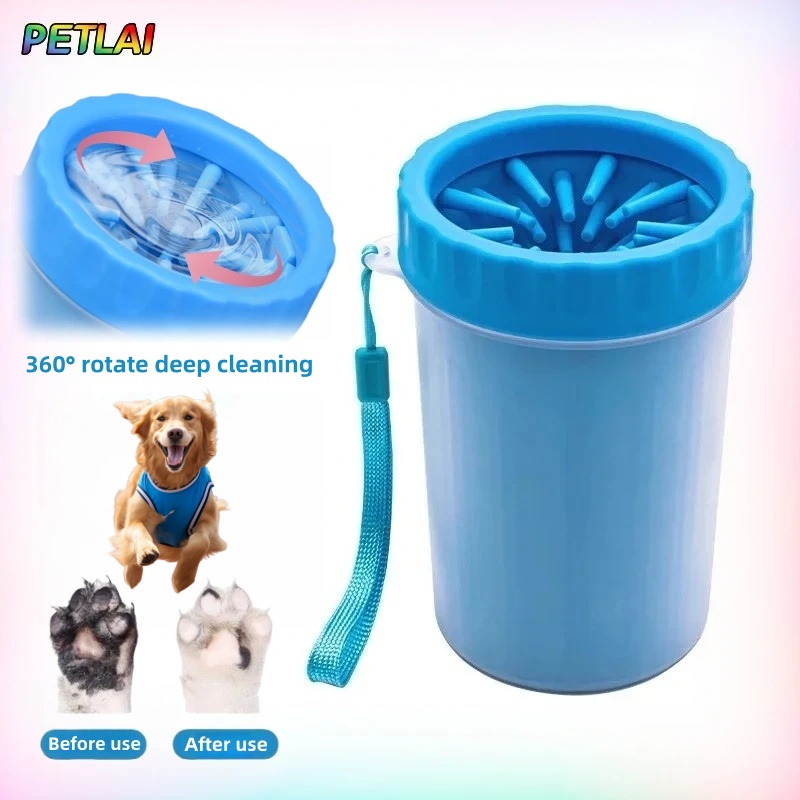 Dog Paw Cleaner - Köpek Pati Temizleyici Döner Derin Yıkama