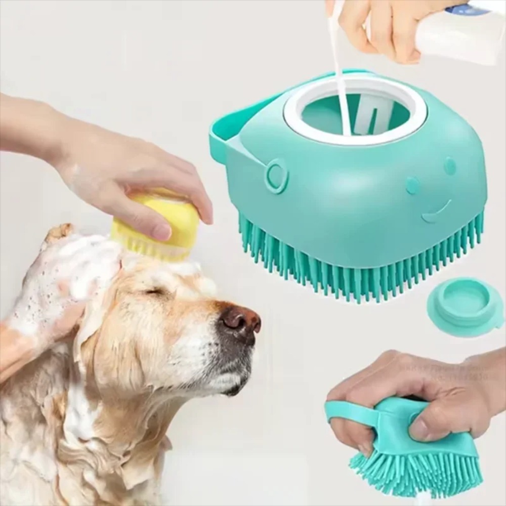 Pet Supplies Vending Machine - Silikon Banyo Masaj Fırçası Çok Fonksiyonlu
