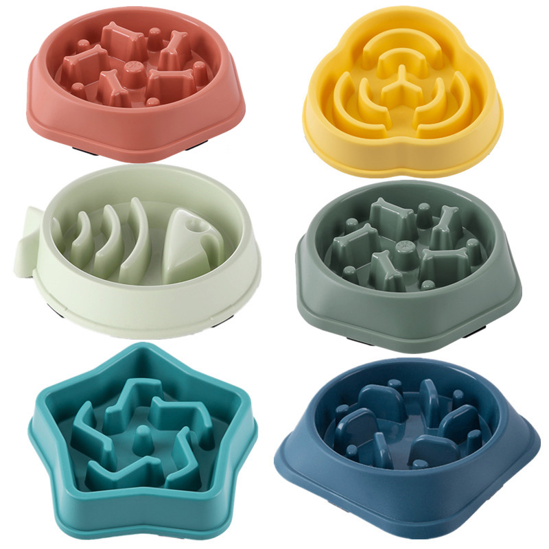 Slow Feeder Dog Bowl - Pet Kedi Köpek Yavaş yiyecek kasesi